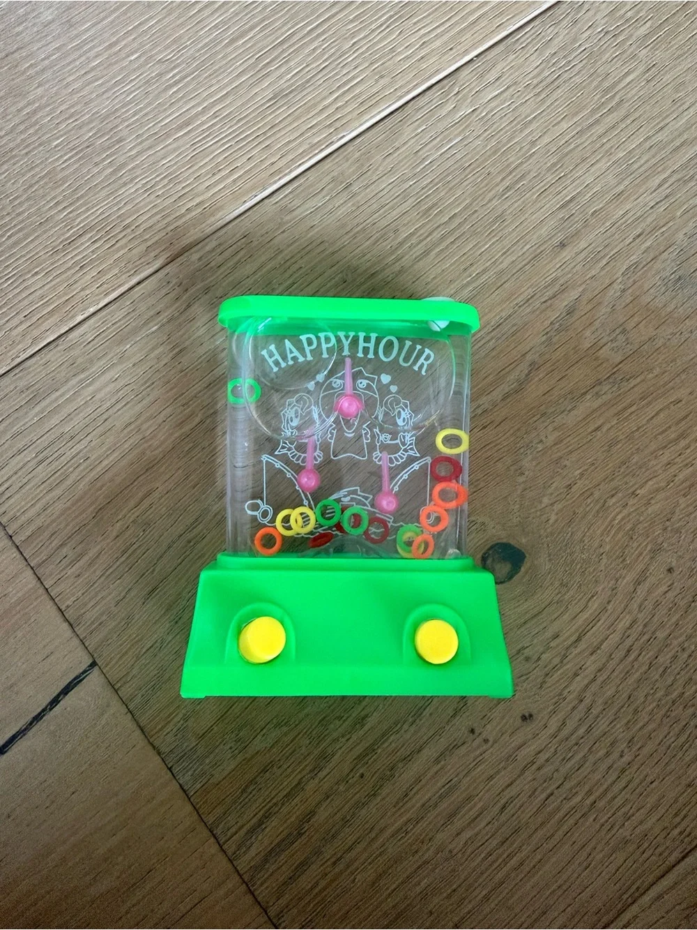 Green Water Ring Toss Handheld Game and Toy Phone - Green